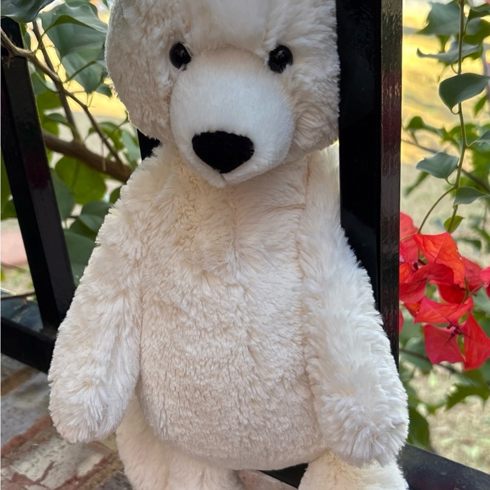 Jellycat NWT Original BASHFUL ARCTIC FOX  Authentic US Rare HTF white RETIRED